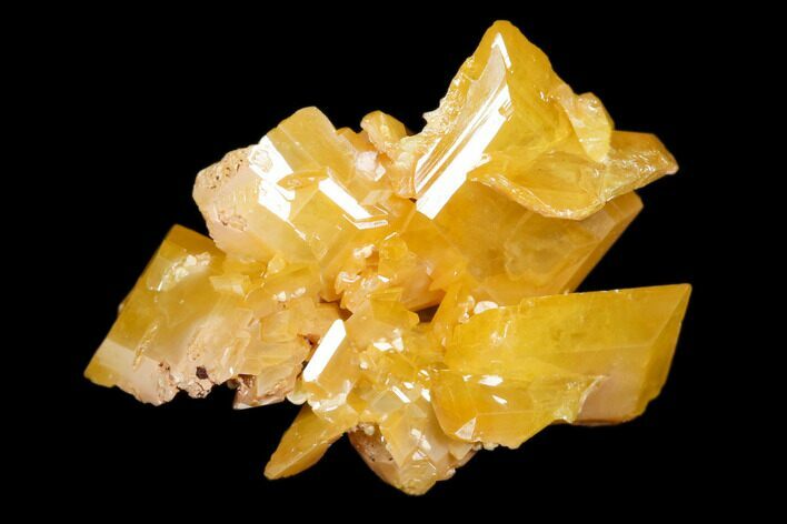 Wulfenite Crystal Cluster - La Morita Mine, Mexico #149981